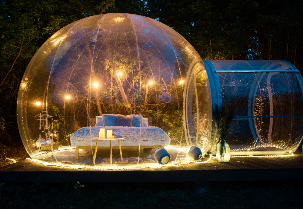 clear bubble tent