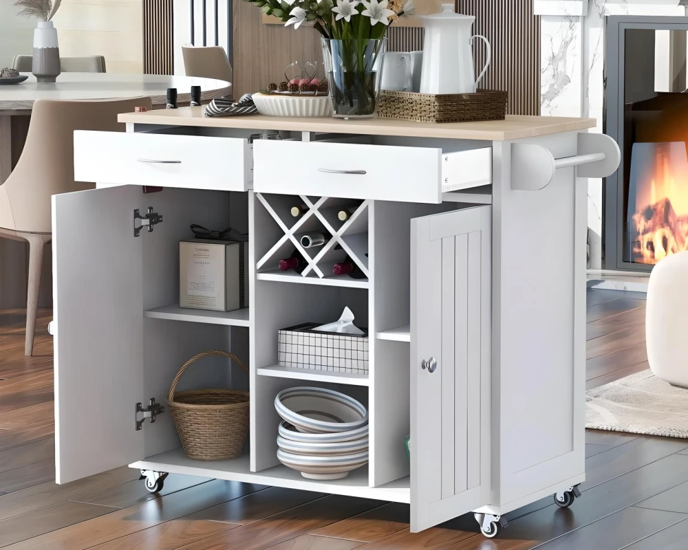 moving kitchen island
